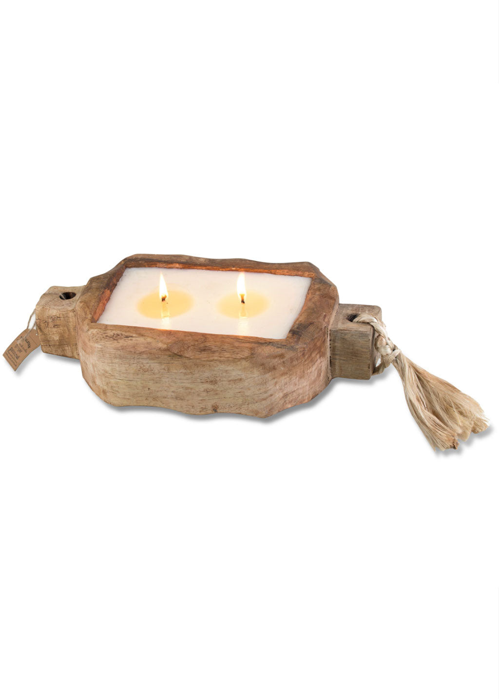 Driftwood Candle Tray | 24oz. Grapefruit Pine