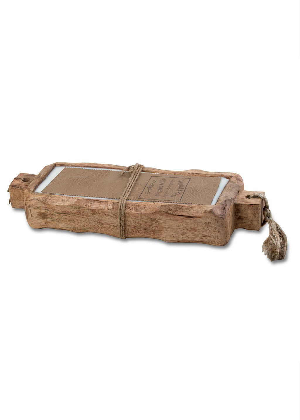 Driftwood Candle Tray | 44oz. Grapefruit Pine