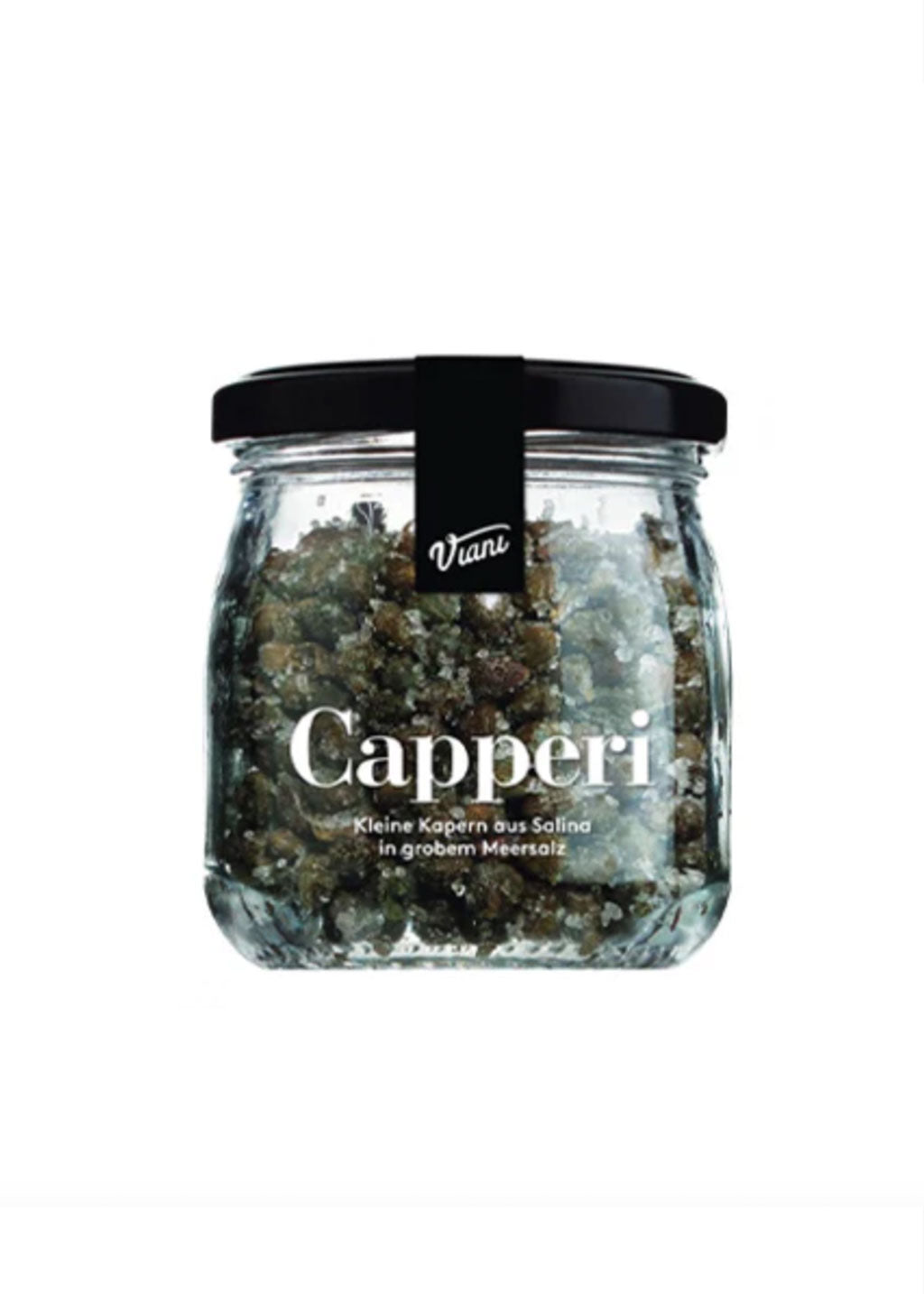 Viani Capers in Coarse Sea Salt