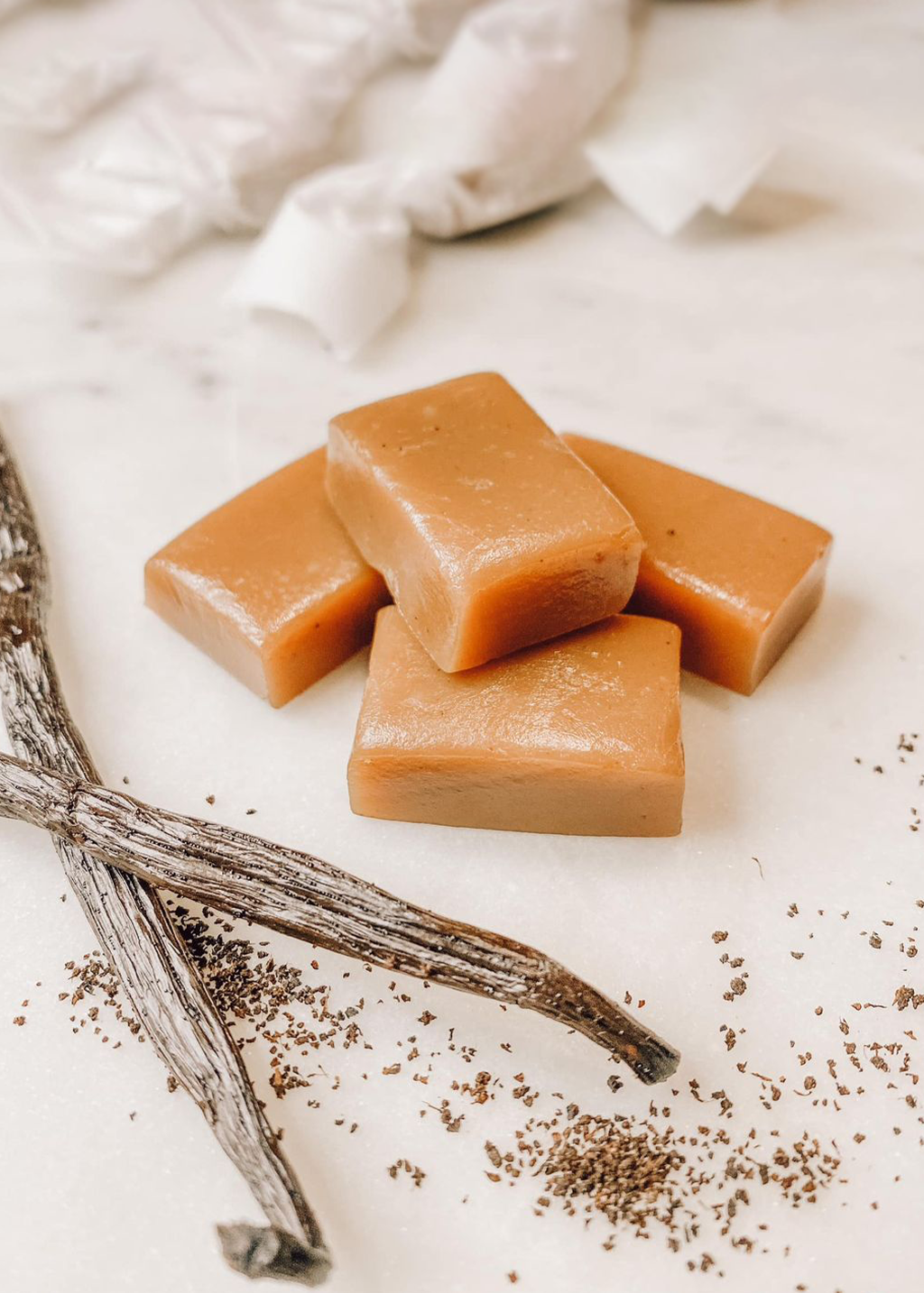 Handcrafted London Fog Caramels