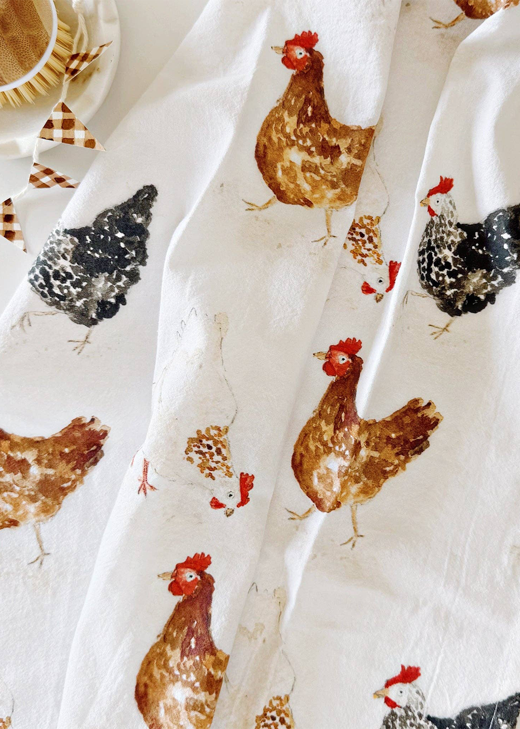 Chickens Tea Towel