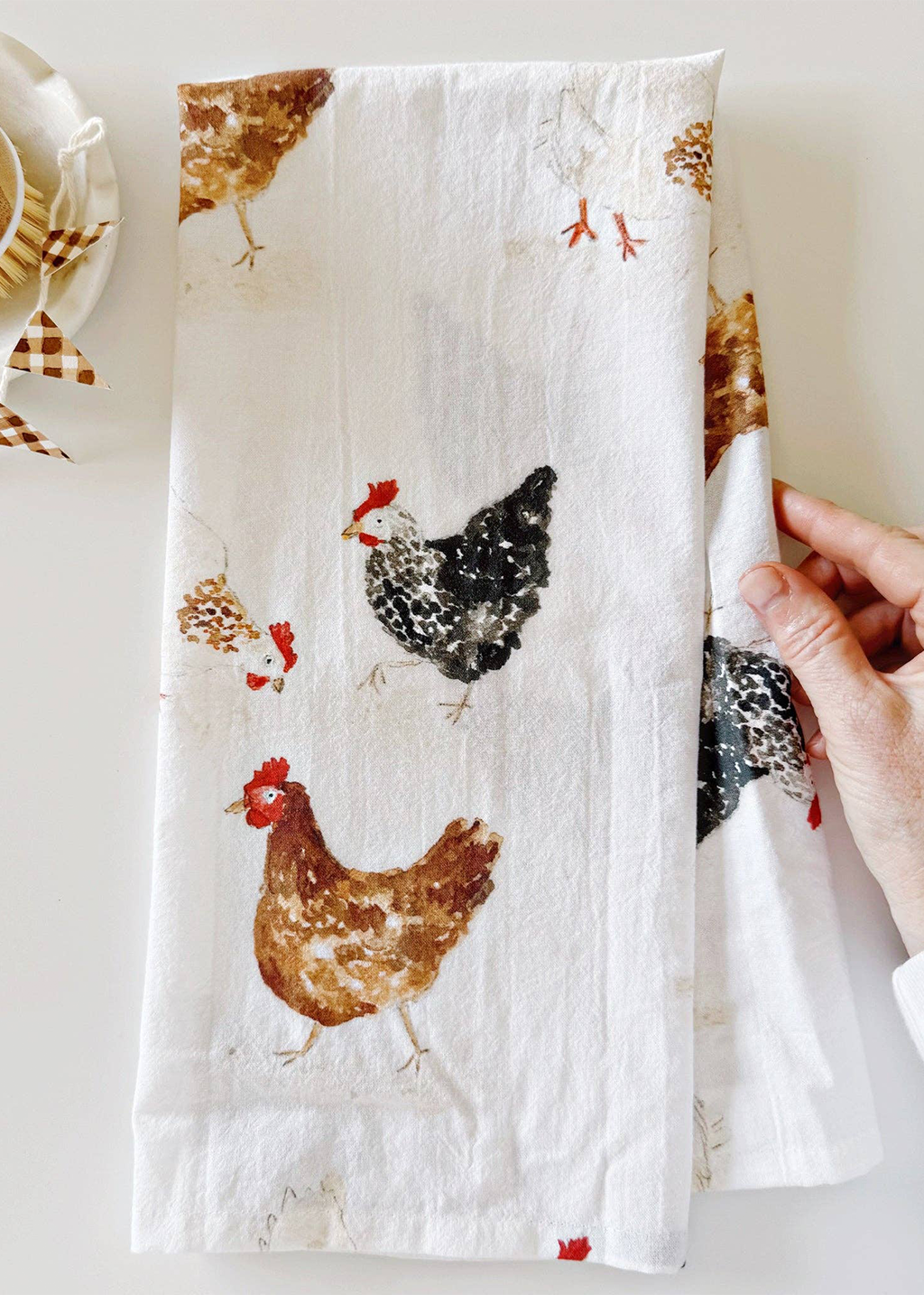 Chickens Tea Towel
