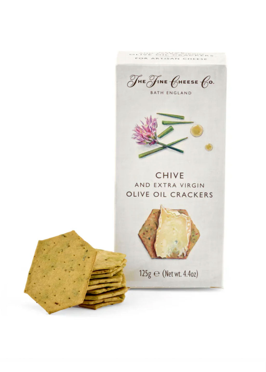 Chive & Extra Virgin Olive Oil Crackers