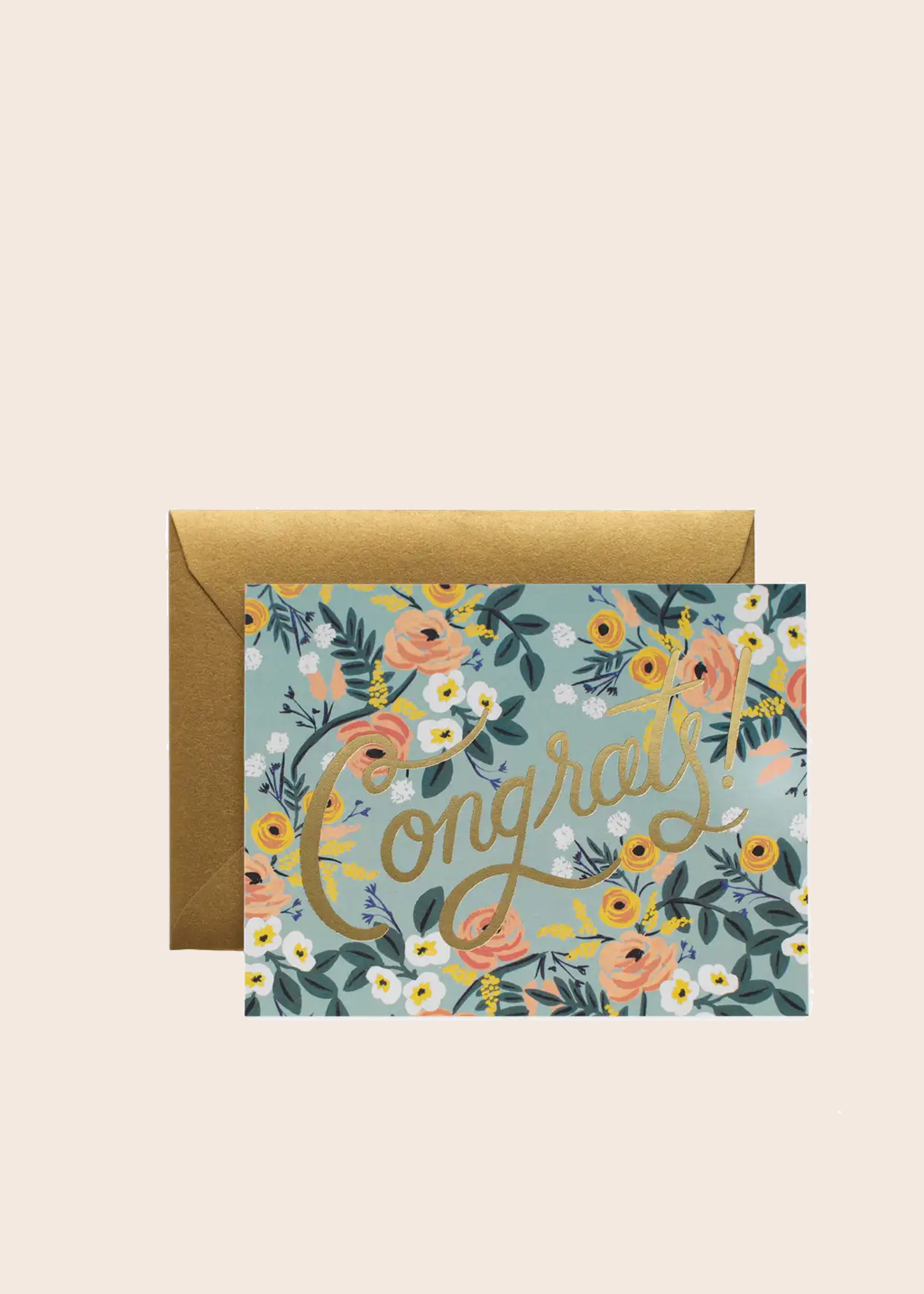 Blue Meadow Congrats Card