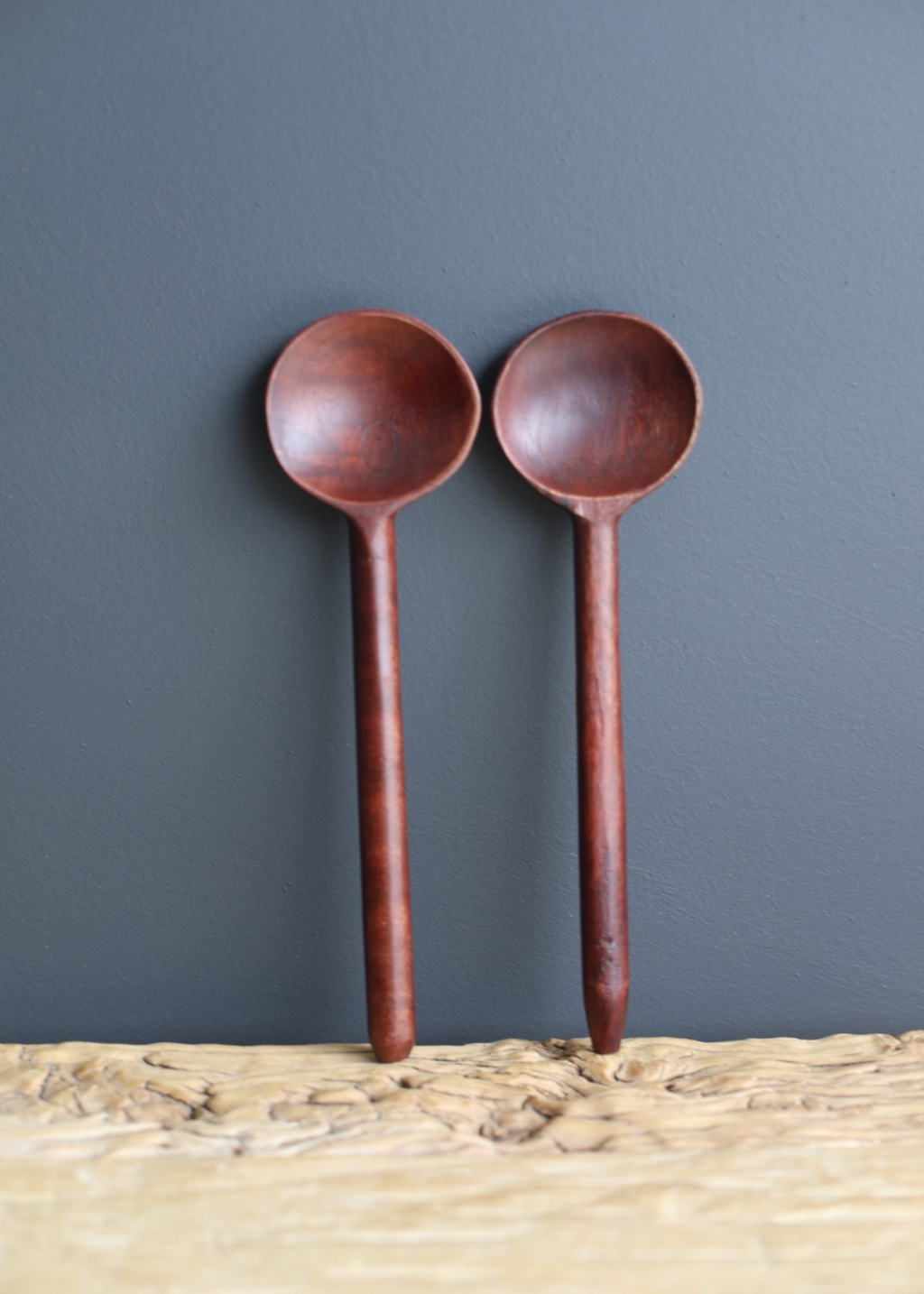 Mango Wood Spoons Hazelnut | Set of 2