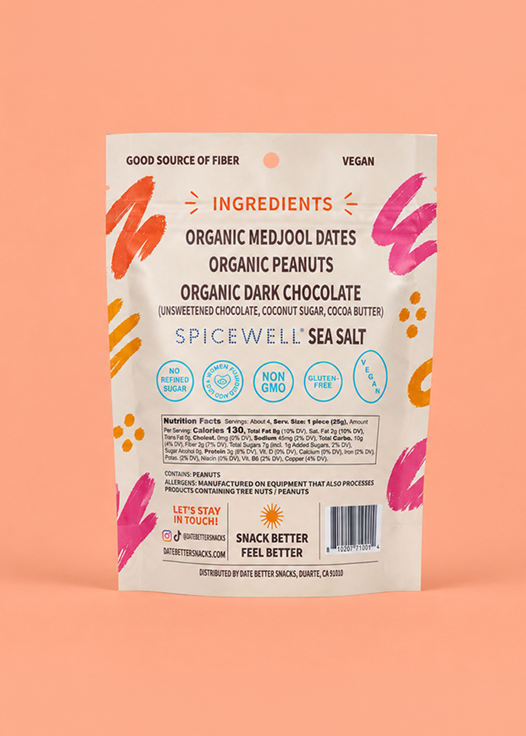 Peanut Date Bark
