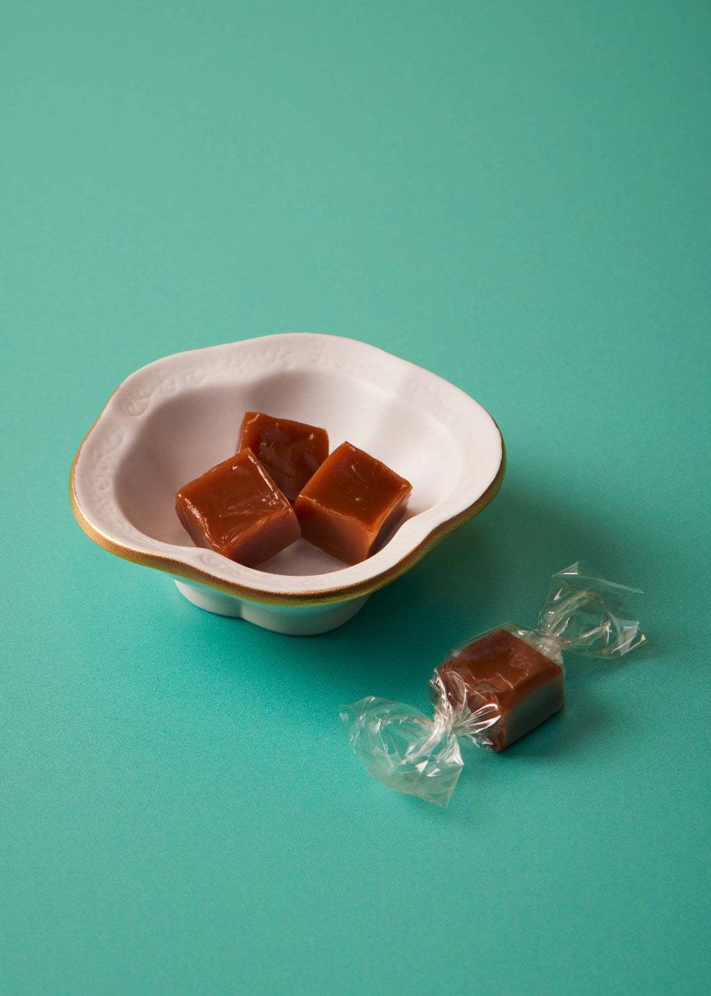 Honey Lavender Caramels| Pink Floral 6oz