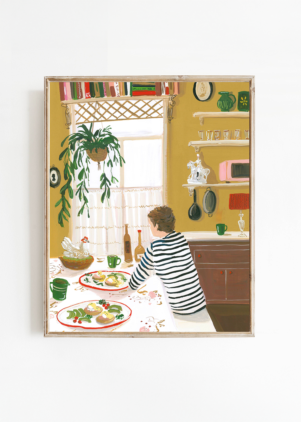 Eggs Benny Art Print