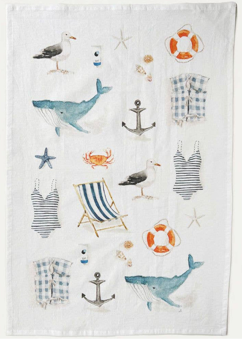 Seaside Tea Towel