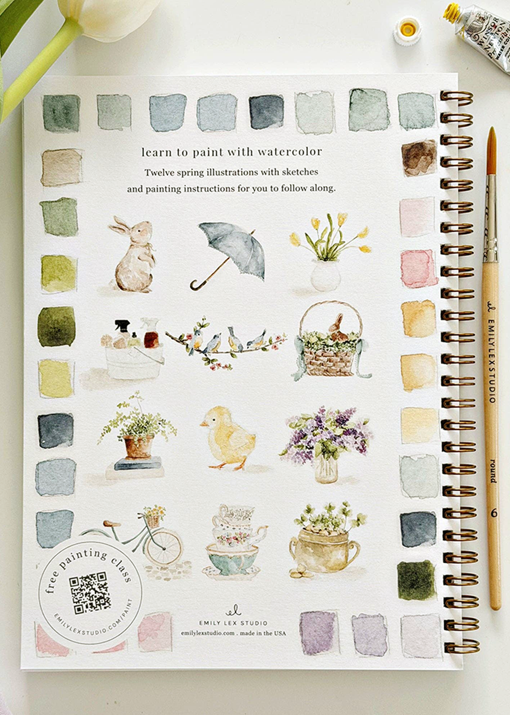 Watercolor Workbook | Spring