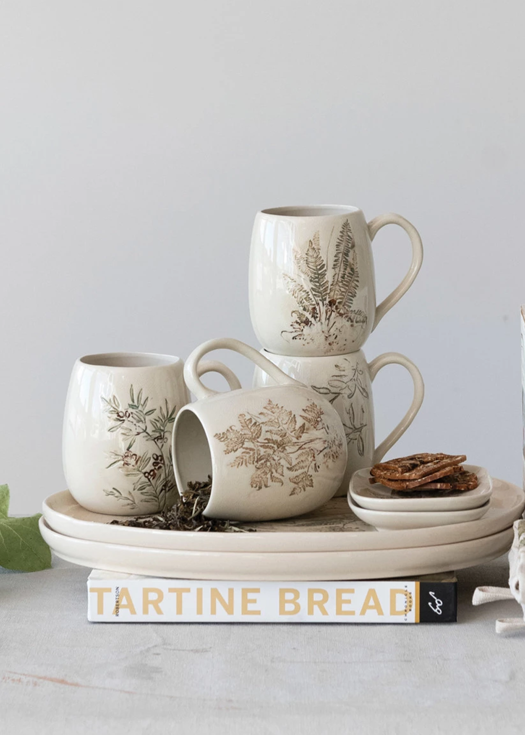 16oz Stoneware Mug | Maidenhair Fern