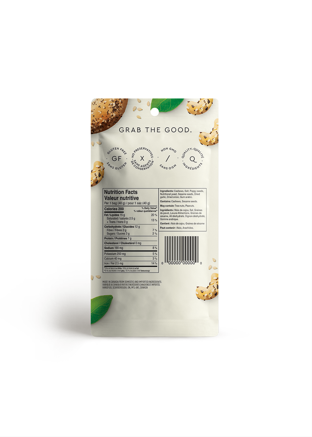 Everything Bagel Cashews 40g