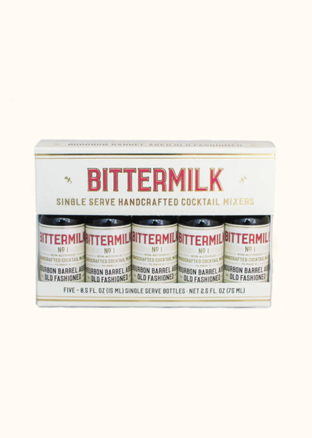 Bittermilk Single Serve No.1 Old Fashioned 5PK Gift Set