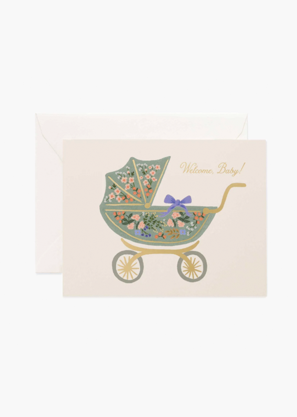 Floral Pram Card