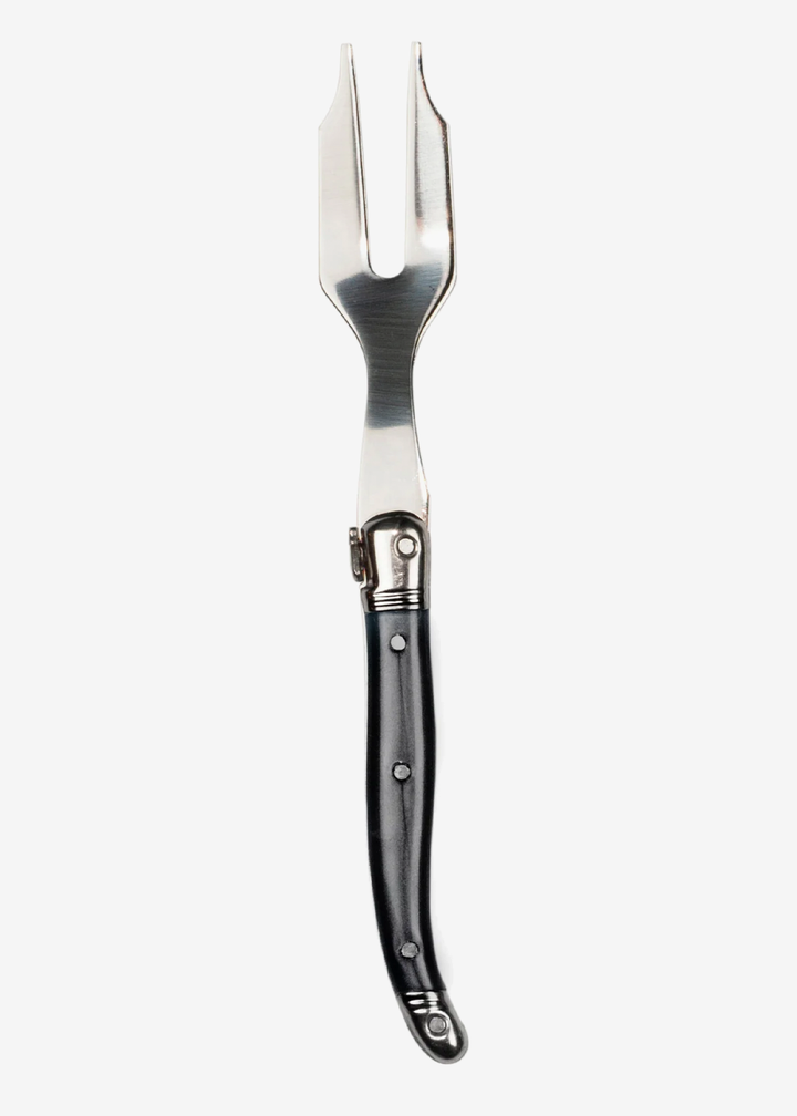 Kiss That Frog Mini Cheese Fork Black