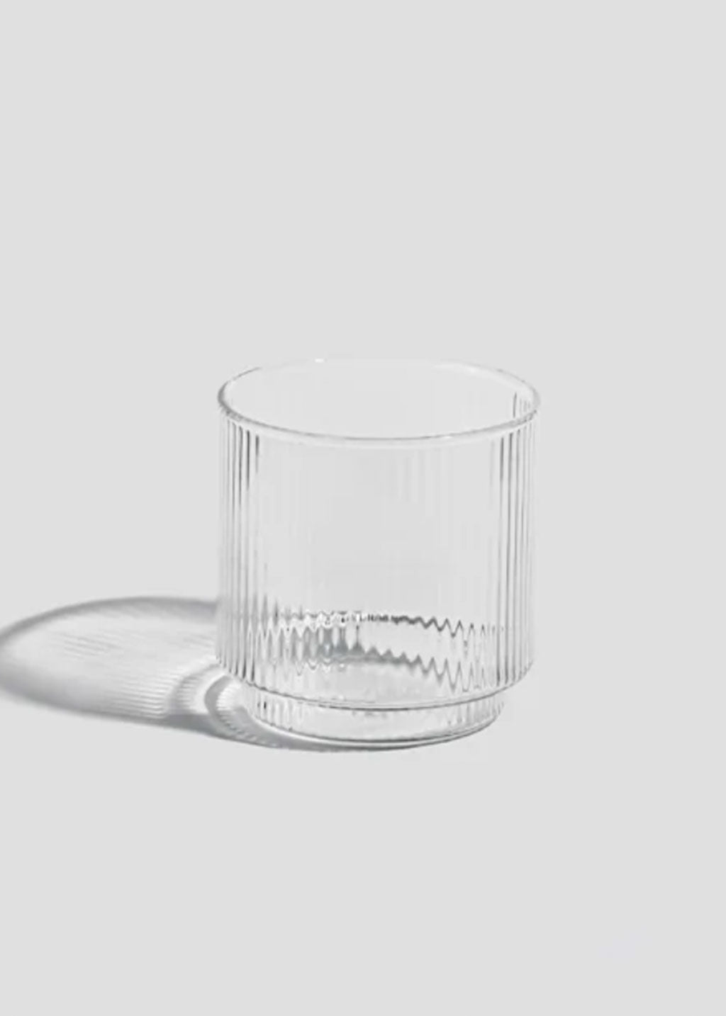 Short Ridged Glassware