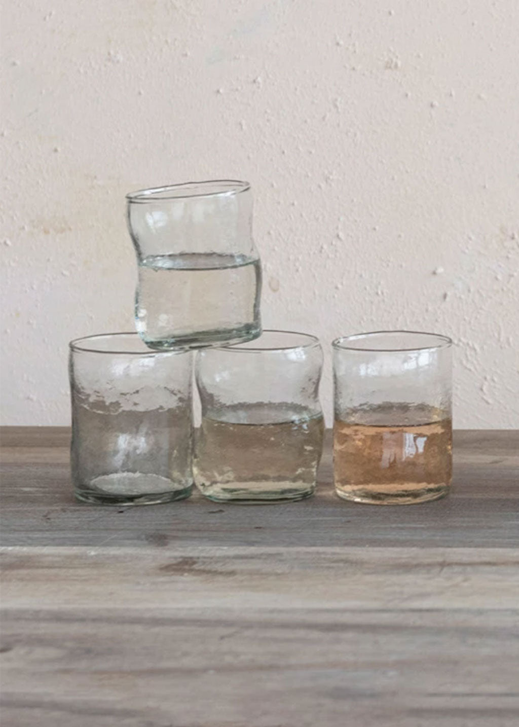 Recycled Organic Shaped Drinking Glass | 7 oz.