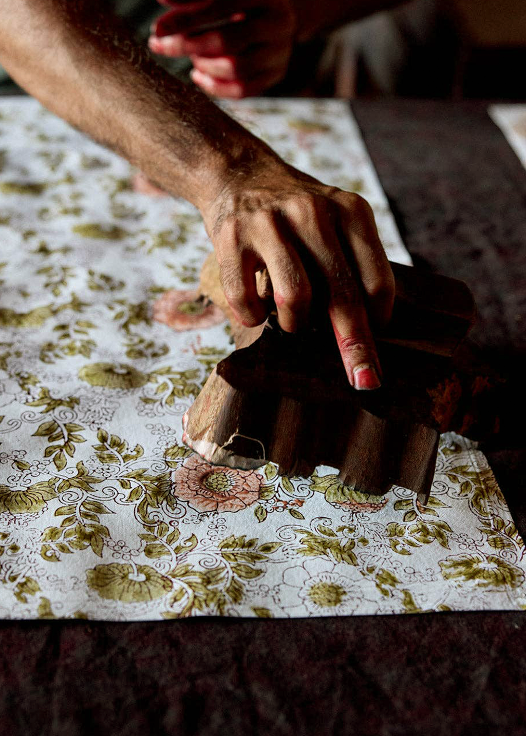 Block Print Gift Bag | Terracotta (L)