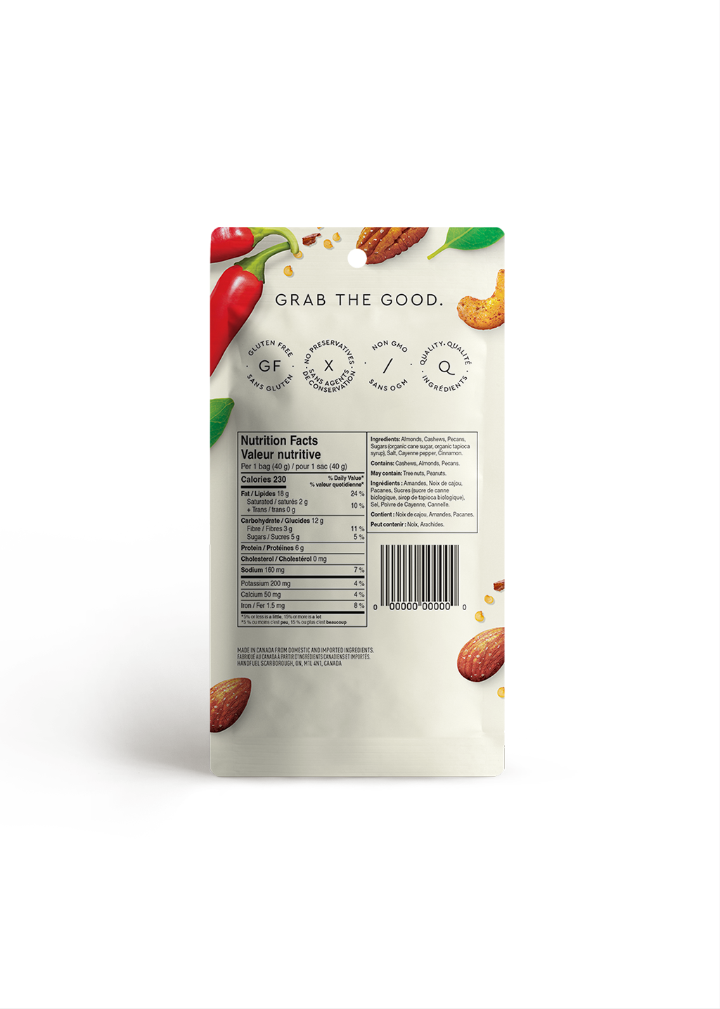Sweet Chili Nut Mix 40g