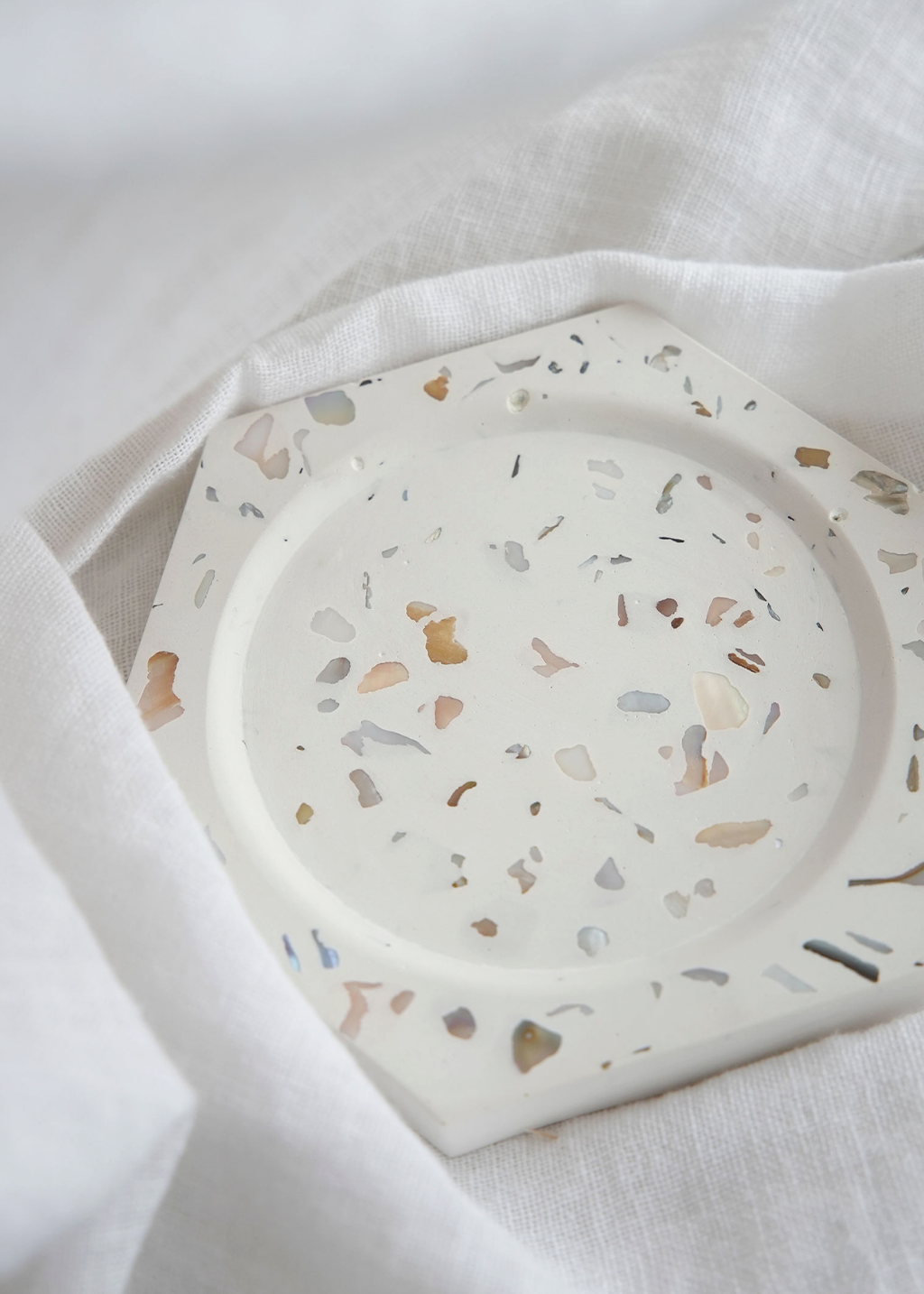 Terrazzo | Hexagon Coaster