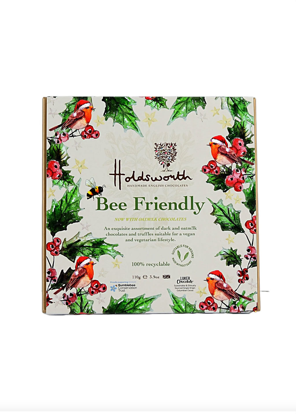 Holdsworth Chocolates Bee Friendly Vegan Chocolate