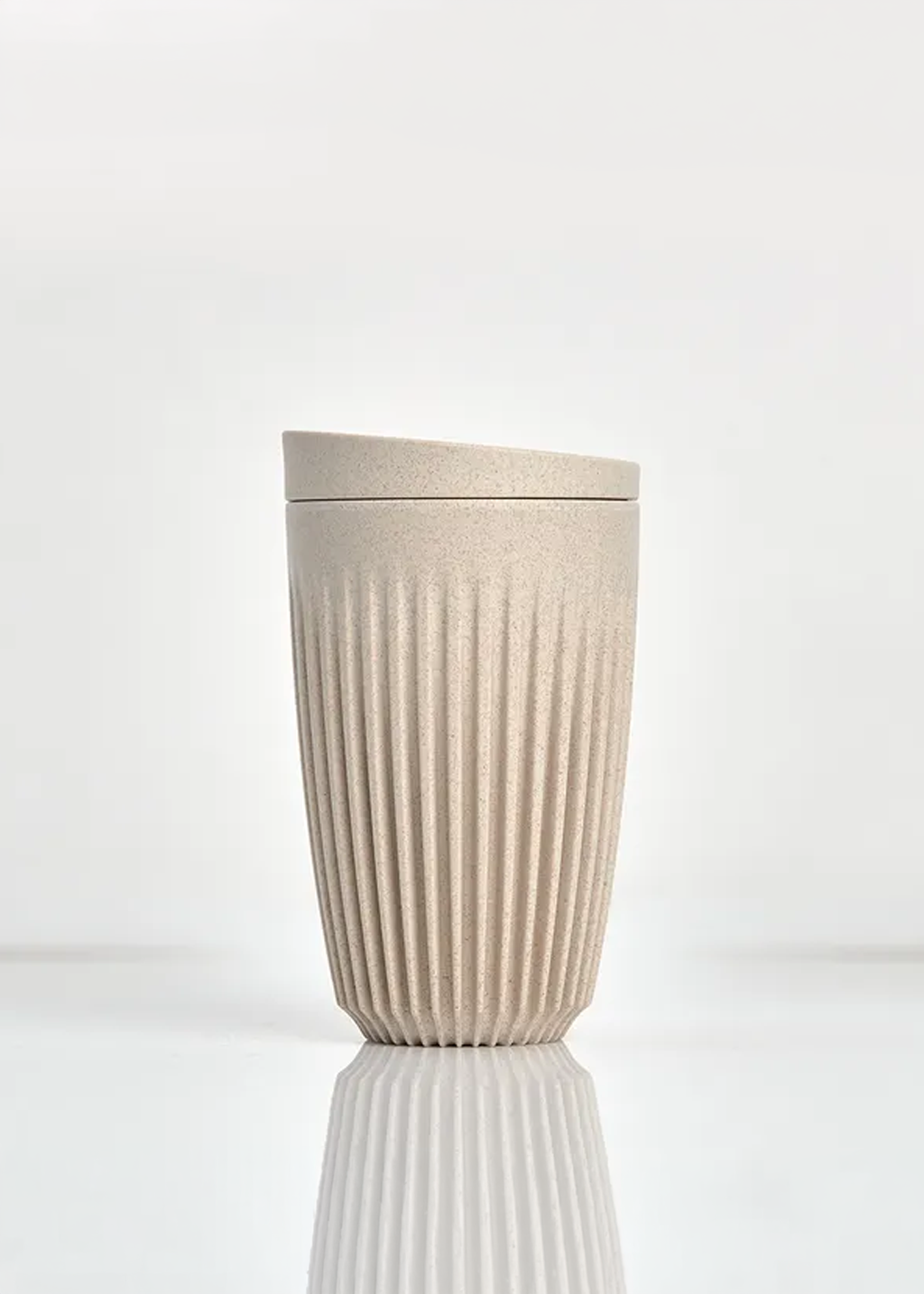 Huskee Original Cup & Lid | Natural