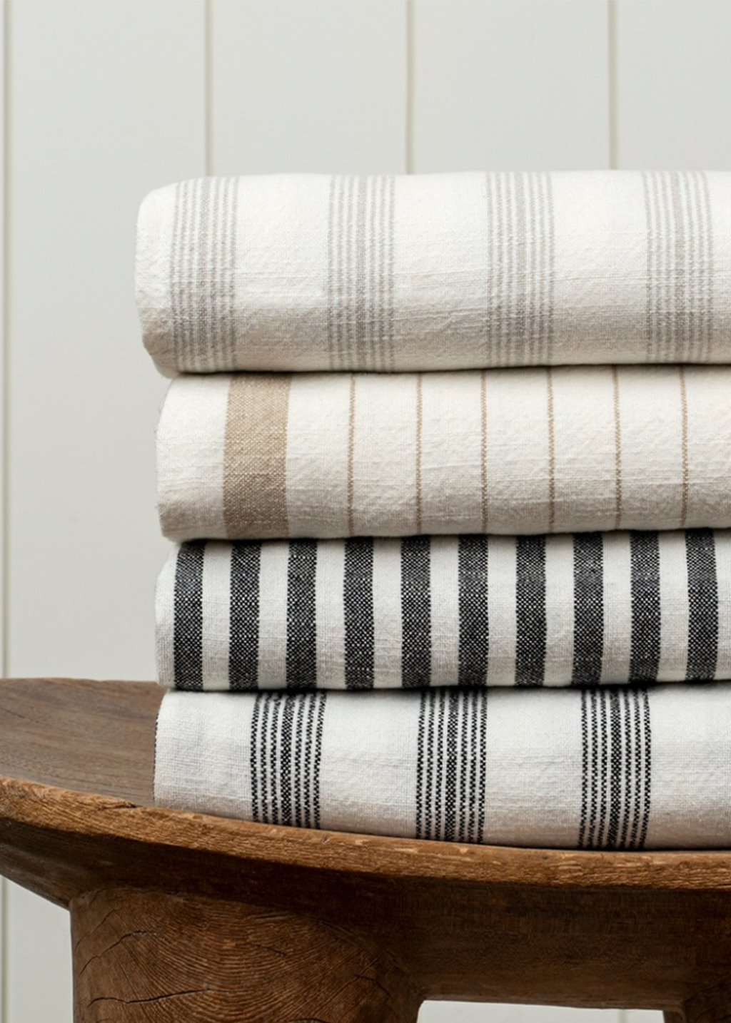 Bengal Stripe Hammam Bath Towel | Black