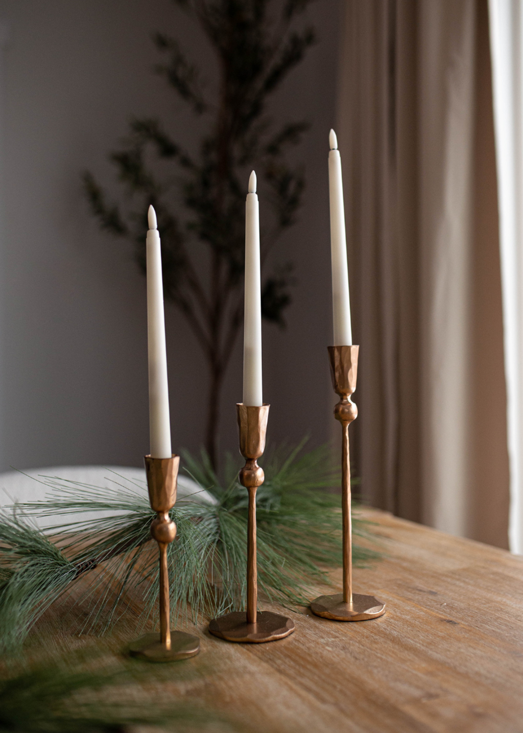 Iron Candle Stick Holder | Gold