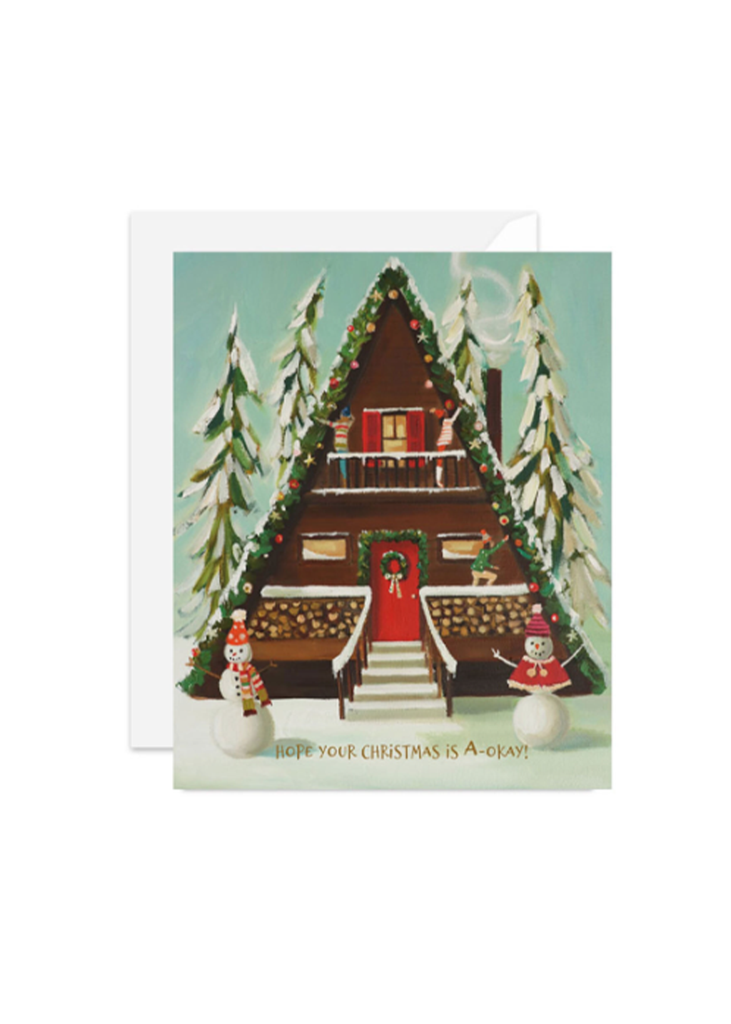 A-Frame Christmas Card