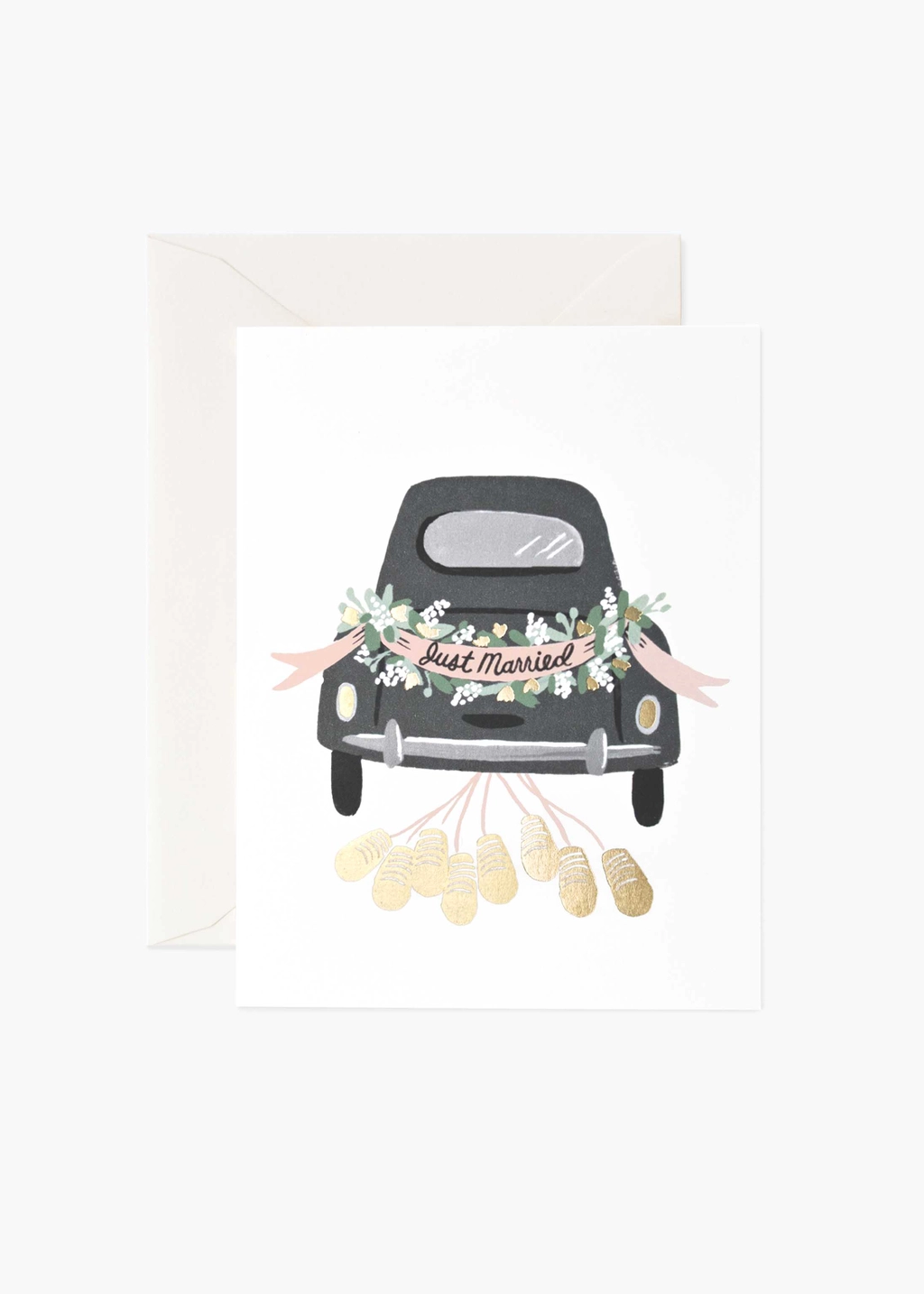 Just Married Getaway Card