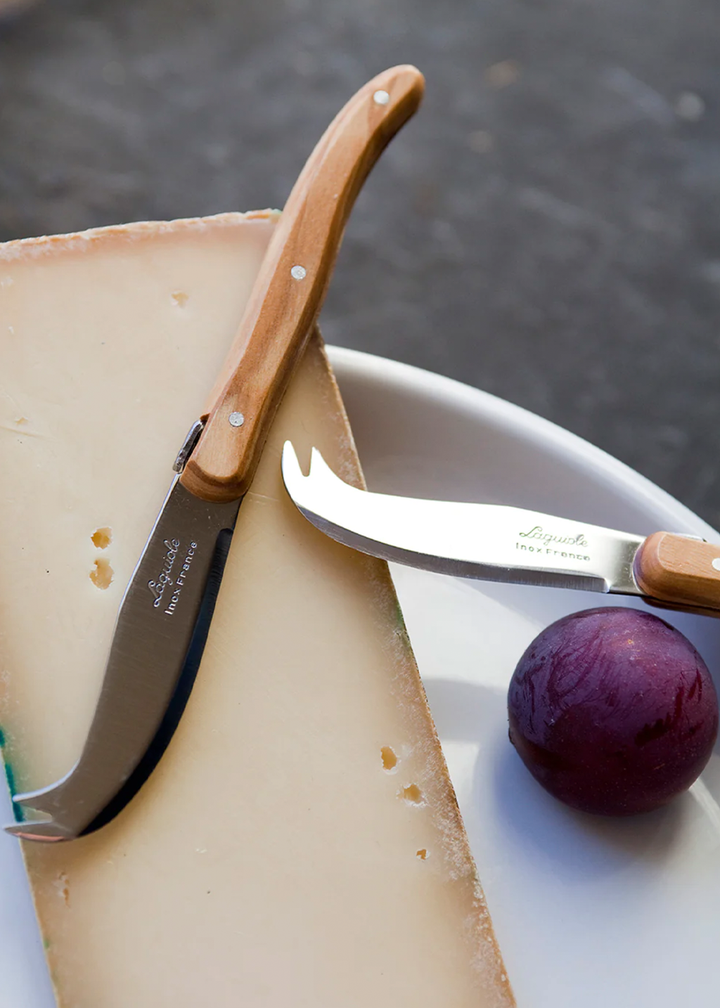 Kiss That Frog Mini Fork Tip Knife Olivewood