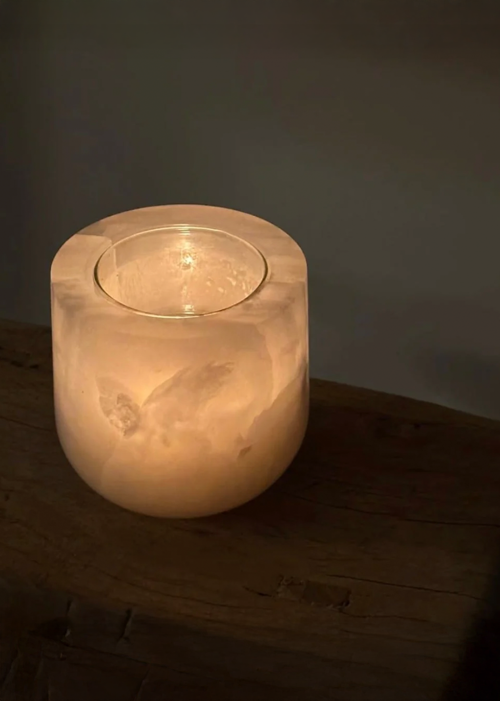White Onyx Refillable Vessel & No.00 Candle