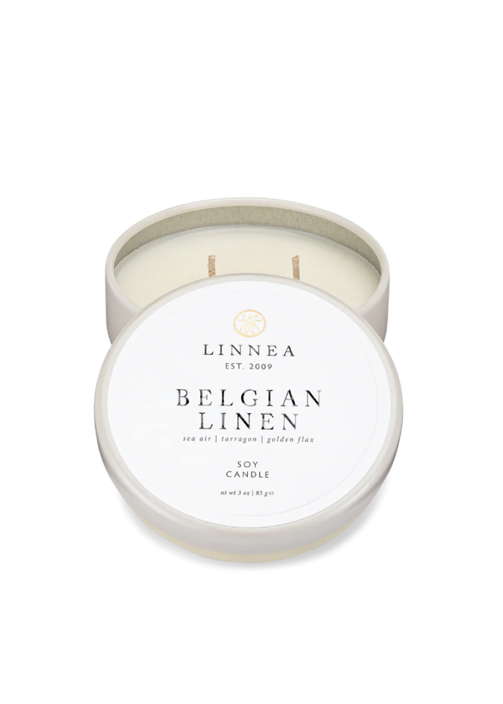 Belgian Linen Petite Candle