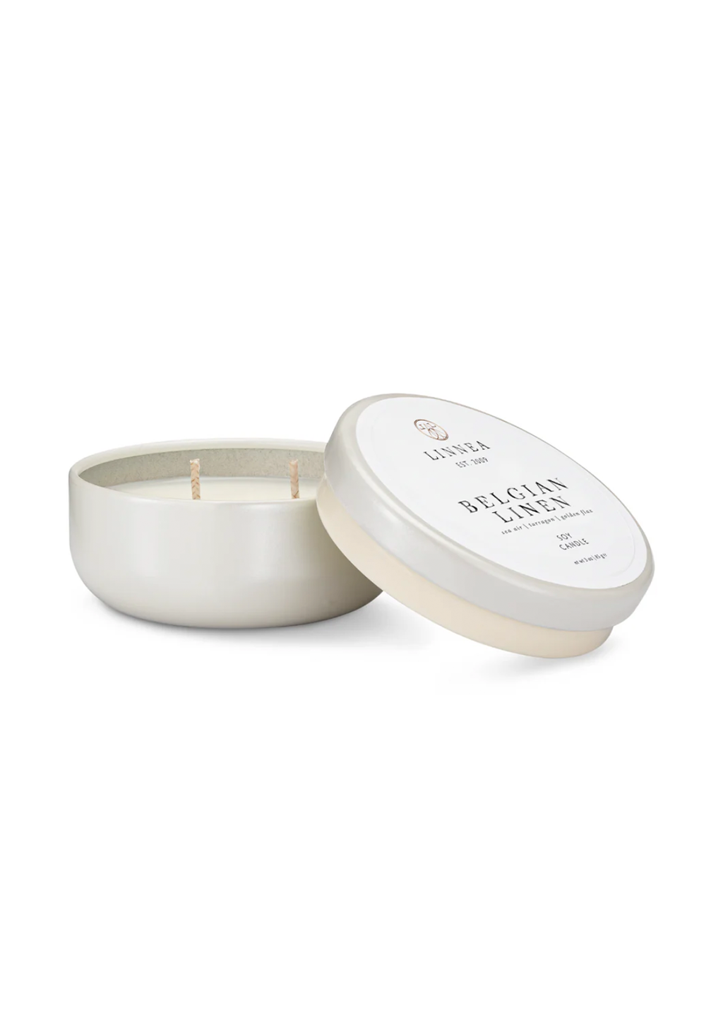 Belgian Linen Petite Candle