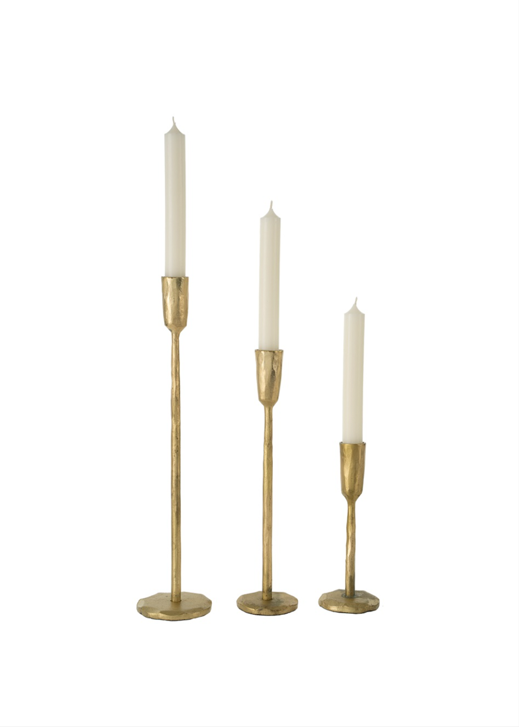 Luna Forged Candlestick S | Gold