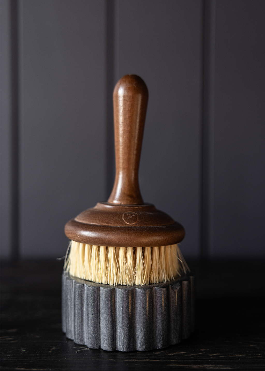Black Marble Scalloped Soap Dish