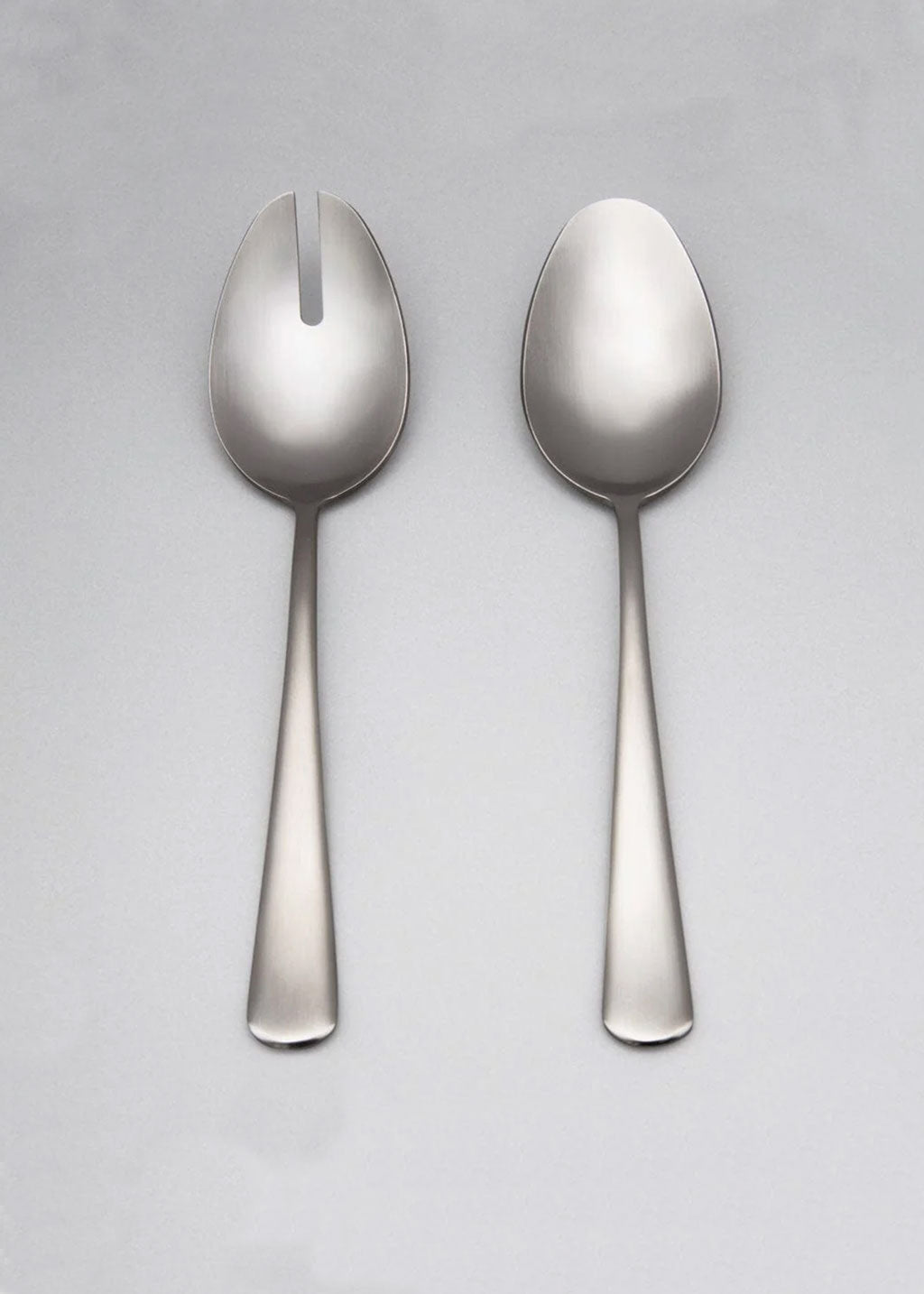 Serving Spoons | Matte Silver