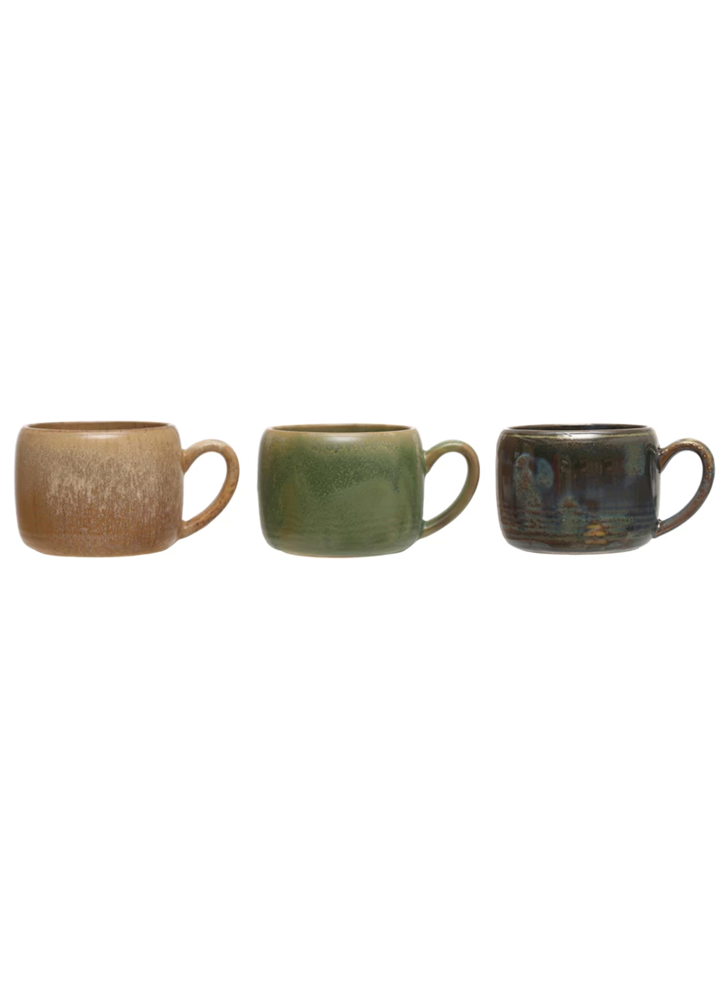 Creative Co-Op | Stoneware Mug | Gloss Blue