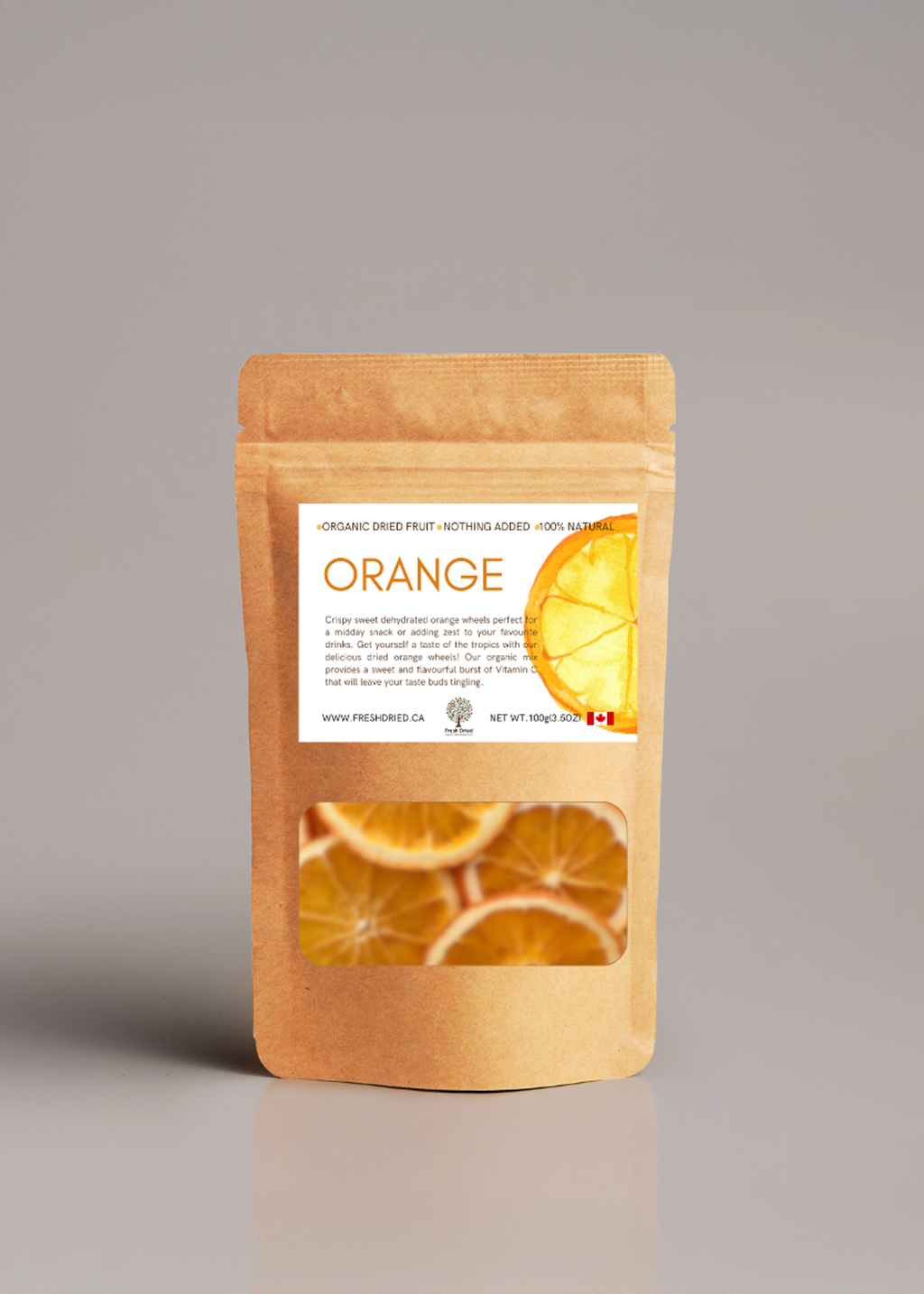 Organic Dried Orange Wheels