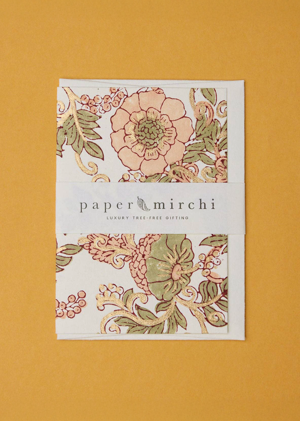 Block Printed Card
