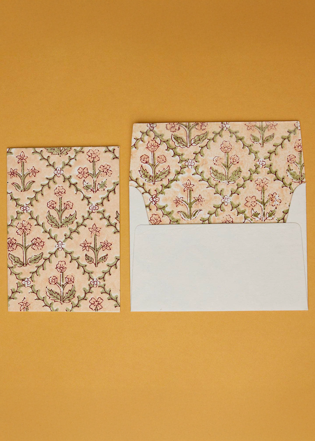 Block Printed Card