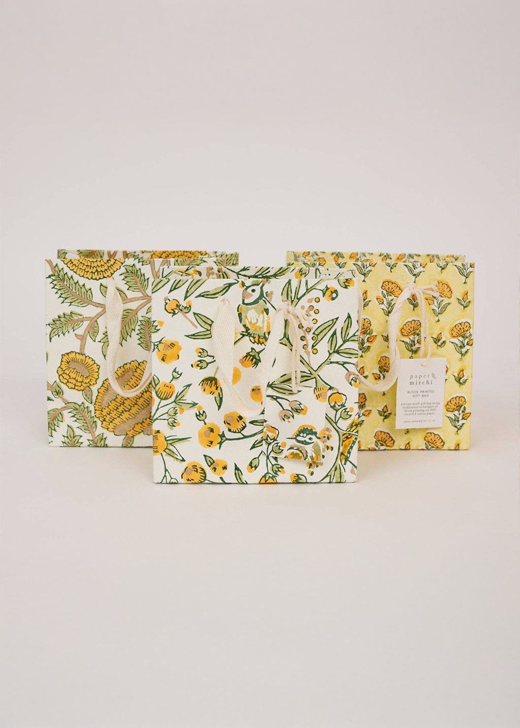 Block Print Gift Bag | Sunshine Refresh (S)
