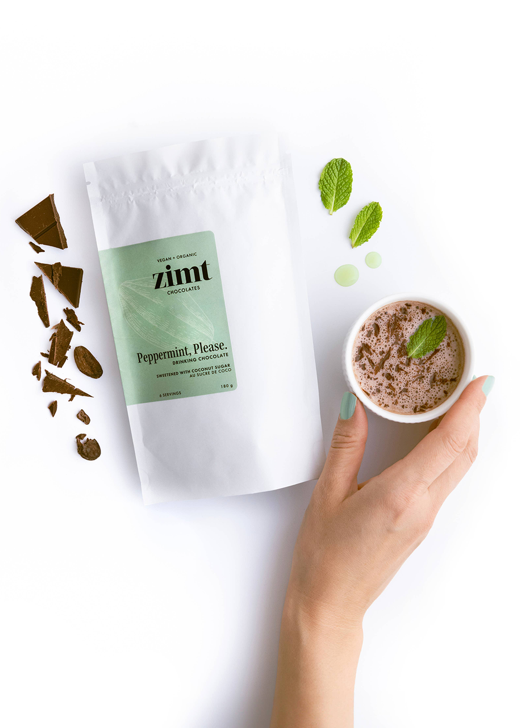 Peppermint, Please. Drinking Chocolate Mix