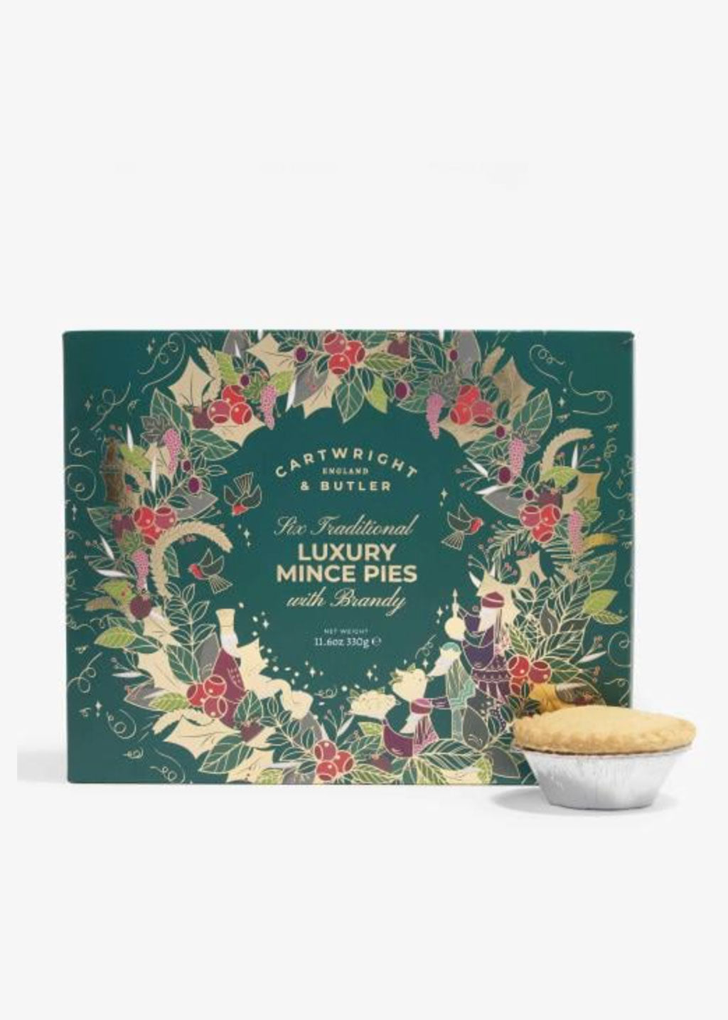 Cartwright & Butler Luxury Mince Pies with Brandy