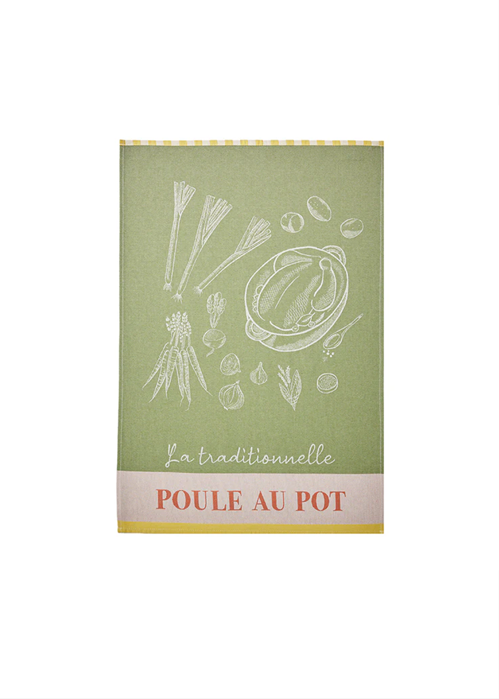 Poule Au Pot Tea Towel