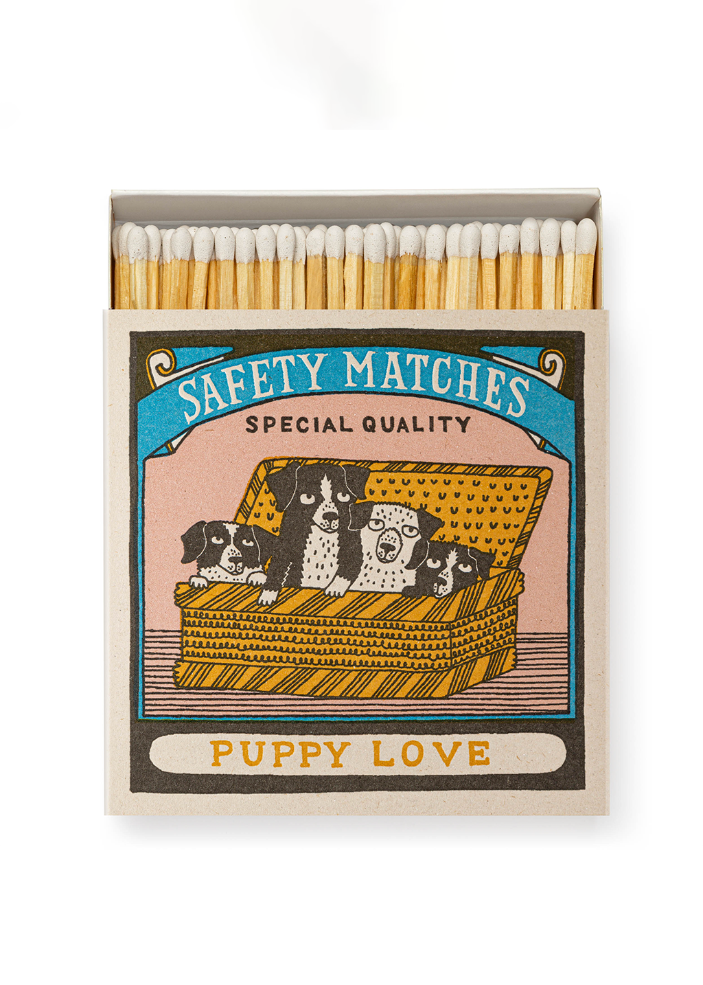 Puppy Love Square Matchbox