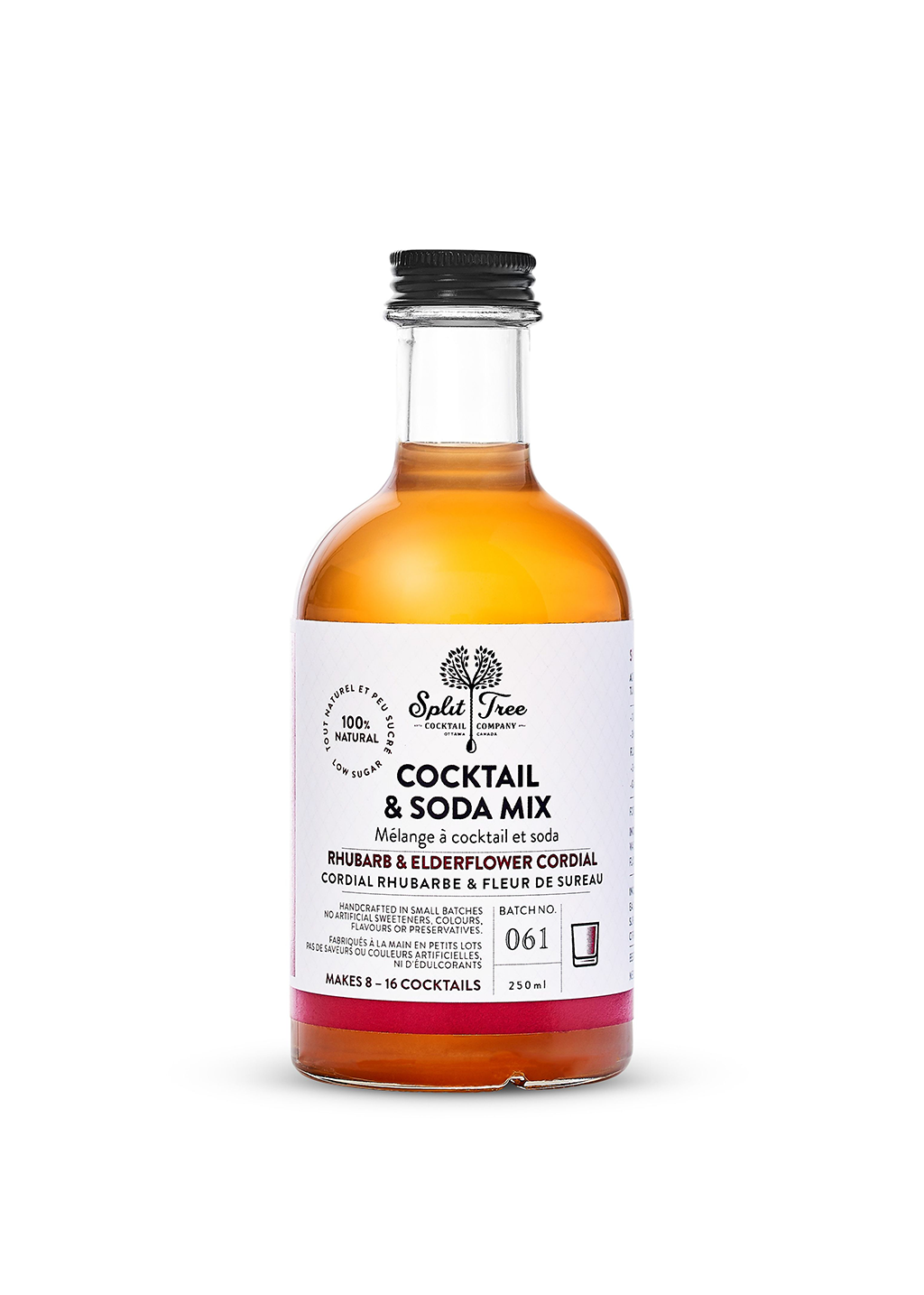 Cocktail & Soda Mix | Rhubarb & Elderflower Cordial