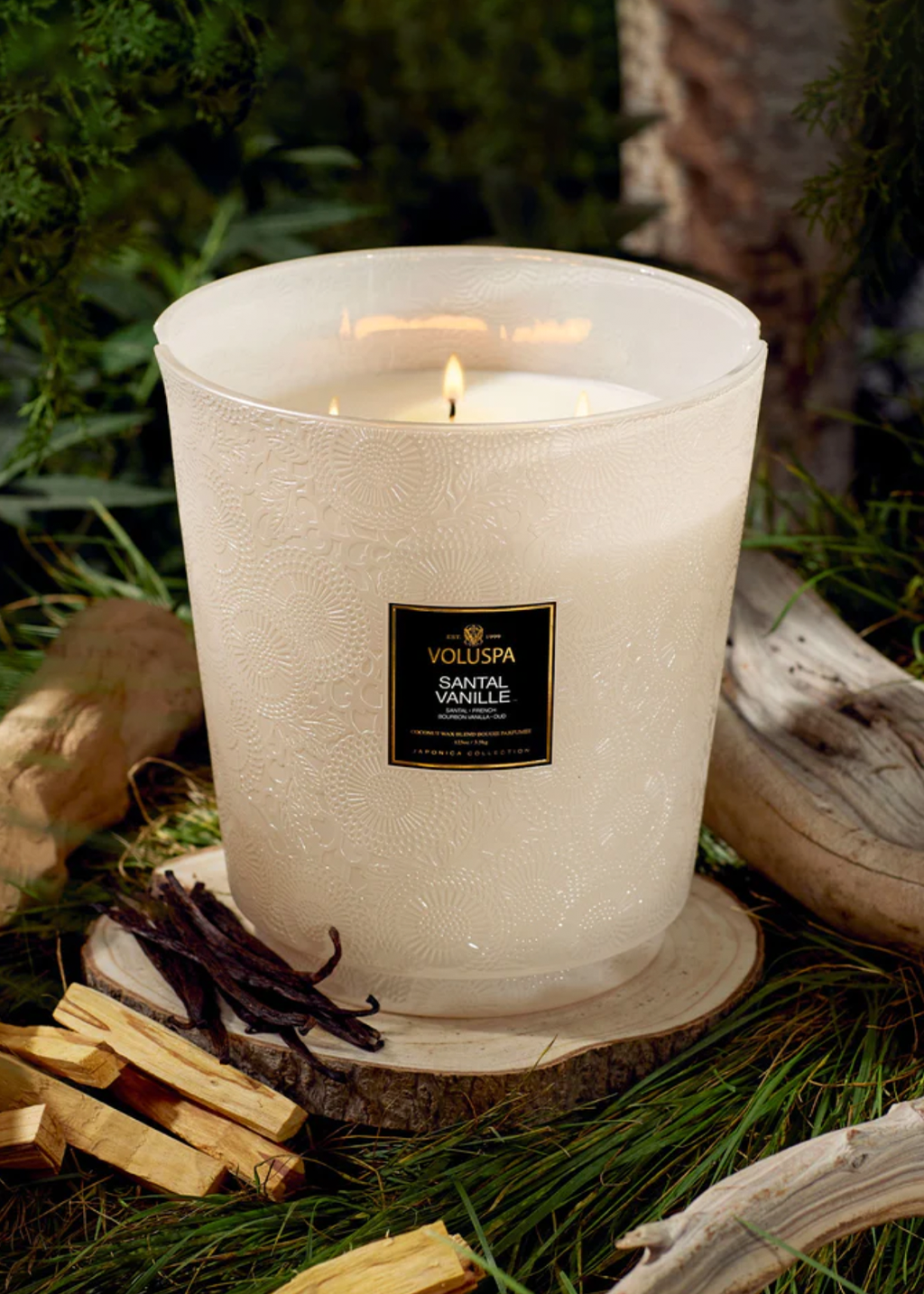 Santal Vanille Hearth 5 Wick Candle