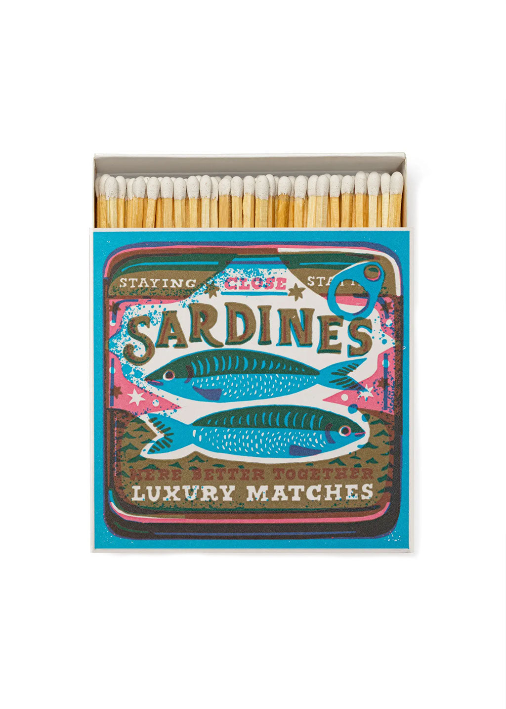 Better Together Sardines Square Matchbox