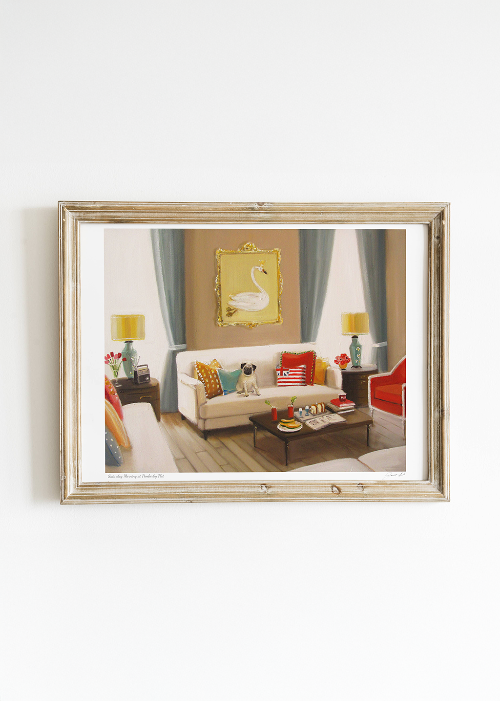 Saturday Morning At Pemberley Flat Art Print 8.5x11